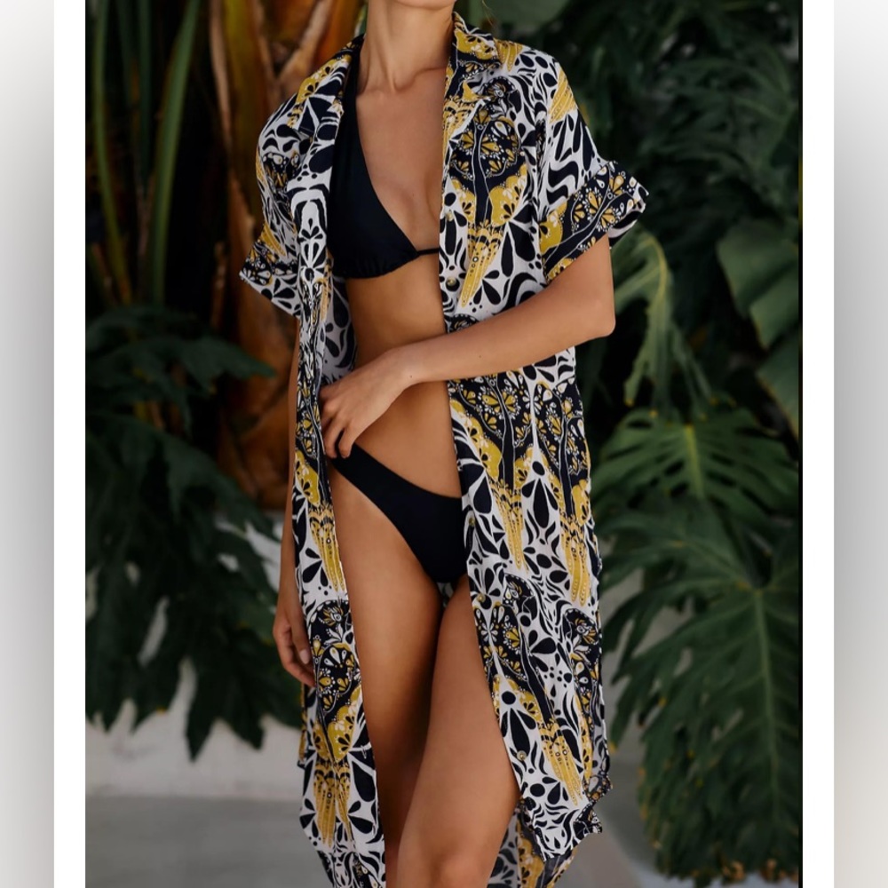 Anthropologie Parrott Paints Lucia Dress